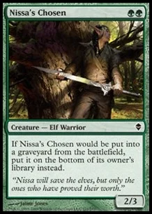 Nissa's Chosen [ZEN #171] SPANISH EX