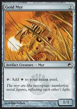 Gold Myr [SOM #157] SPANISH NM