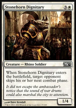 Stonehorn Dignitary [M12 #37] SPANISH NM