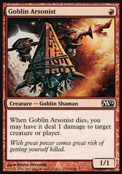 Goblin Arsonist [M12 #136] SPANISH NM