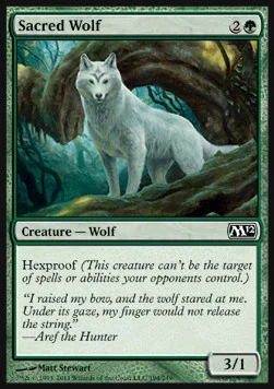 Sacred Wolf [M12 #194] SPANISH NM