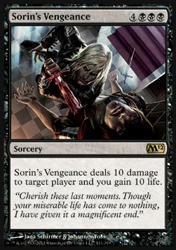 Sorin's Vengeance [M12 #111] SPANISH EX