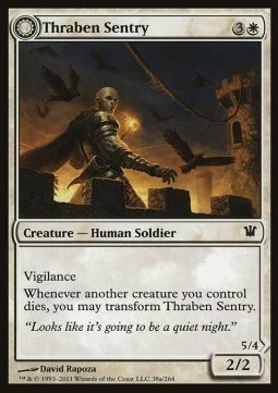 Thraben Sentry / Thraben Militia [ISD #38] SPANISH NM