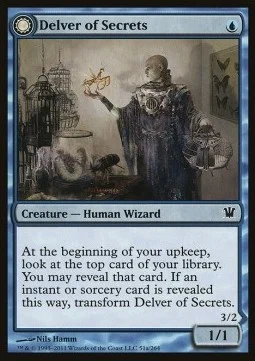 Delver of Secrets / Insectile Aberration [ISD #51] SPANISH GD