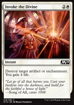 Invoke the Divine [M19 #16] SPANISH NM