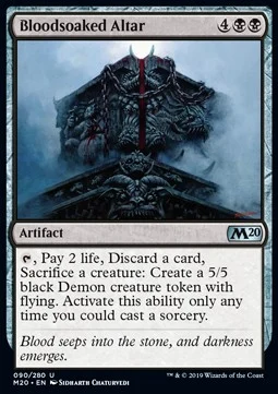 Bloodsoaked Altar [M20 #90] SPANISH NM
