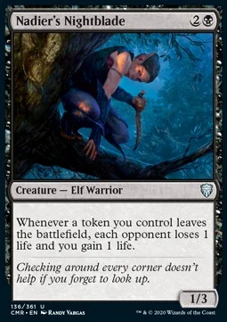 Nadier's Nightblade [CMR #136] ENGLISH NM