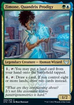 Zimone, Quandrix Prodigy [STX #250] SPANISH NM