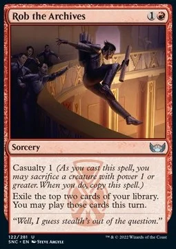 Rob the Archives [SNC #122] ENGLISH NM