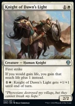 Knight of Dawn's Light [DMU #23] SPANISH NM