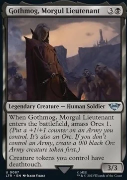Gothmog, Morgul Lieutenant [LTR #87] ENGLISH NM