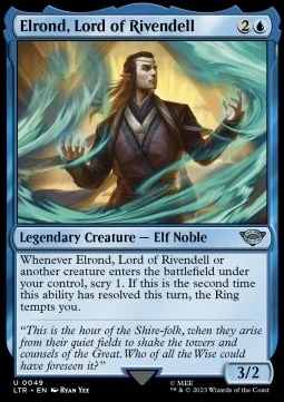 Elrond, Lord of Rivendell [LTR #49] ENGLISH NM