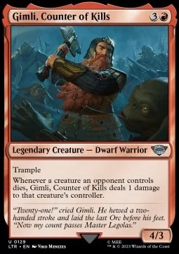 Gimli, Counter of Kills [LTR #129] SPANISH NM