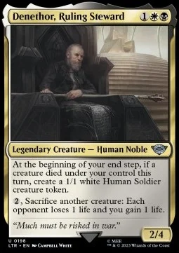 Denethor, Ruling Steward [LTR #198] ENGLISH NM