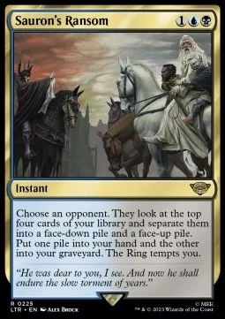 Sauron's Ransom [LTR #225] SPANISH NM