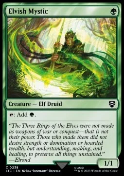 Elvish Mystic [LTC #238] ENGLISH NM