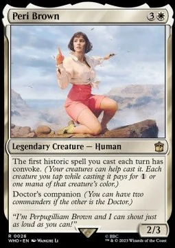 Peri Brown [WHO #26] ENGLISH NM
