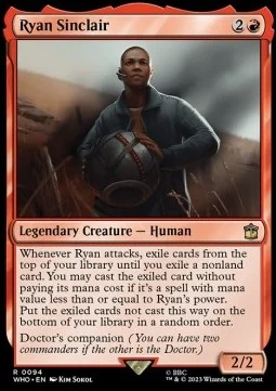 Ryan Sinclair [WHO #94] ENGLISH NM
