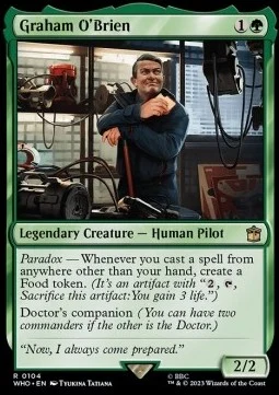 Graham O'Brien [WHO #104] ENGLISH NM
