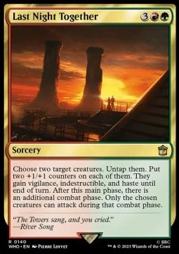 Last Night Together [WHO #140] ENGLISH NM