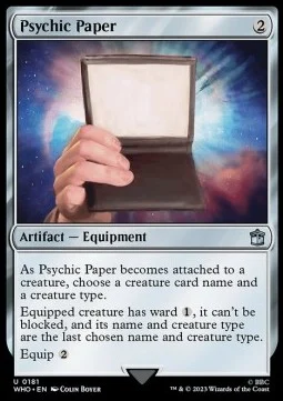 Psychic Paper [WHO #181] ENGLISH NM