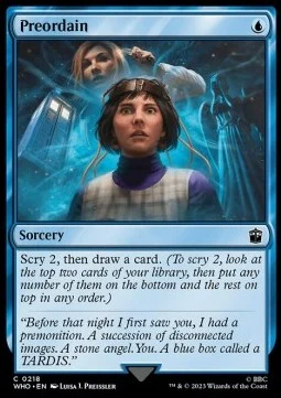 Preordain [WHO #218] ENGLISH NM