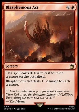 Blasphemous Act [WHO #224] ENGLISH NM