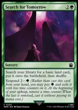 Search for Tomorrow [WHO #234] ENGLISH NM