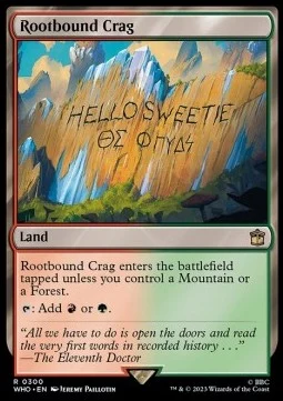 Rootbound Crag [WHO #300] ENGLISH NM