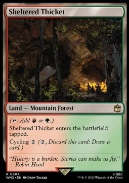 Sheltered Thicket [WHO #304] ENGLISH NM