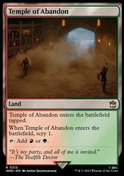 Temple of Abandon [WHO #313] ENGLISH NM