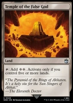 Temple of the False God [WHO #320] ENGLISH NM