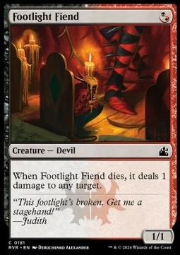 Footlight Fiend [RVR #181] SPANISH NM
