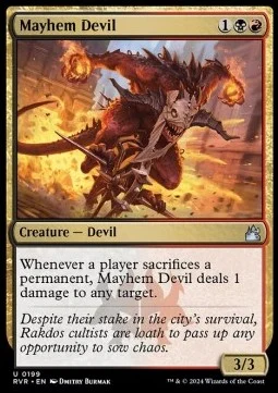 Mayhem Devil [RVR #199] SPANISH NM