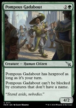 Pompous Gadabout [MKM #171] SPANISH NM