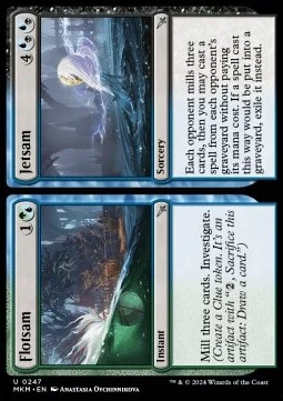 Flotsam // Jetsam [MKM #247] SPANISH NM