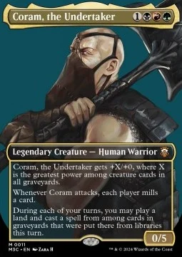 Coram, the Undertaker (V.1) [XM3C #11] ENGLISH NM