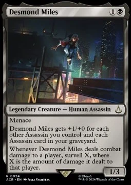 Desmond Miles [ACR #24] ENGLISH NM