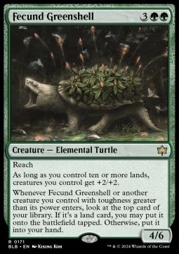 Fecund Greenshell [BLB #171] ENGLISH NM