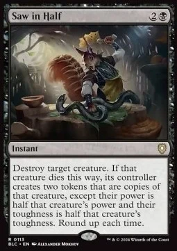 Saw in Half [BLC #113] ENGLISH NM