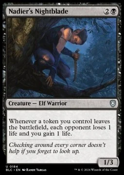 Nadier's Nightblade [BLC #184] ENGLISH NM