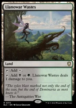 Llanowar Wastes [BLC #315] ENGLISH NM
