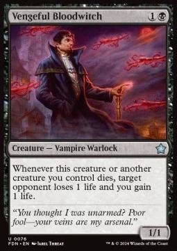 Vengeful Bloodwitch [FDN #76] ENGLISH NM