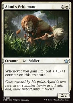 Ajani's Pridemate [FDN #135] ENGLISH NM