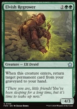 Elvish Regrower [FDN #104] ENGLISH NM