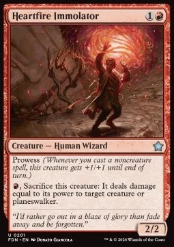 Heartfire Immolator [FDN #201] ENGLISH NM