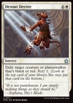 Devout Decree [SFDN #571] ENGLISH NM