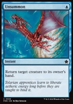 Unsummon [SFDN #599] ENGLISH NM