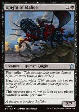 Knight of Malice [SFDN #608] ENGLISH NM