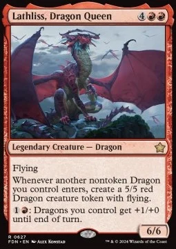 Lathliss, Dragon Queen [SFDN #627] ENGLISH NM